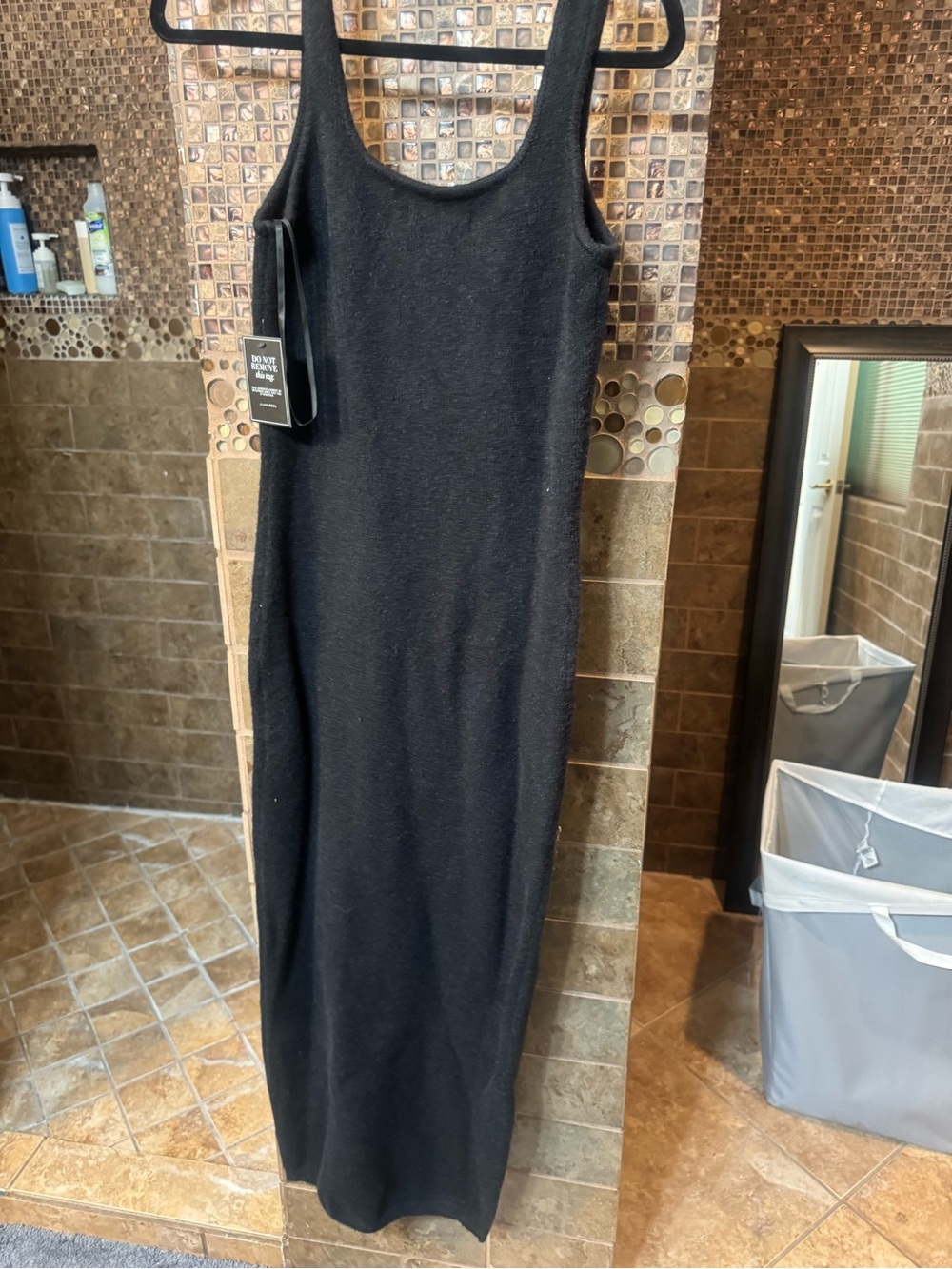 JLUXLABEL Black Sleeveless Maxi Tank Dress